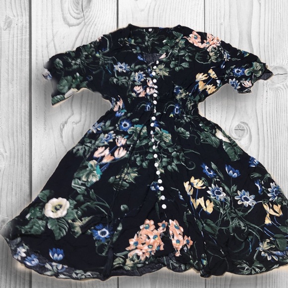 VINTAGE unbranded Casual Dress SZ Large - Picture 6 of 6